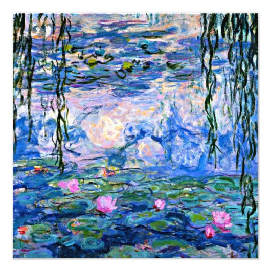 クロード・モネ – Water Lilies, 1919 フォトプリント (正面)