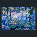 クロード・モネ – Water Lilies, 1919, ポスター<br><div class="desc">クロード・モネ絵画ット有名のスイリ， 1919</div>