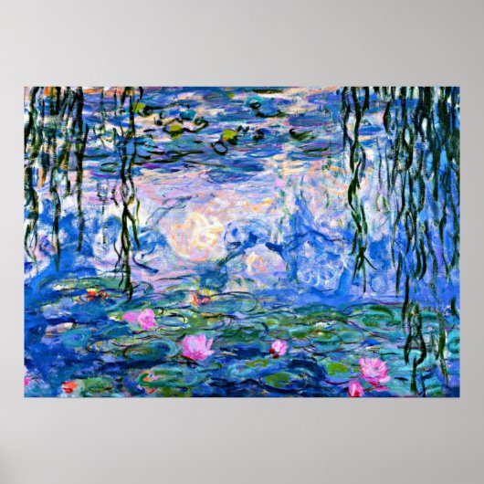 クロード・モネ – Water Lilies, 1919 ポスター (正面)