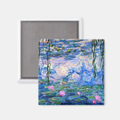 クロード・モネ – Water Lilies, 1919 マグネット (正面/裏面)