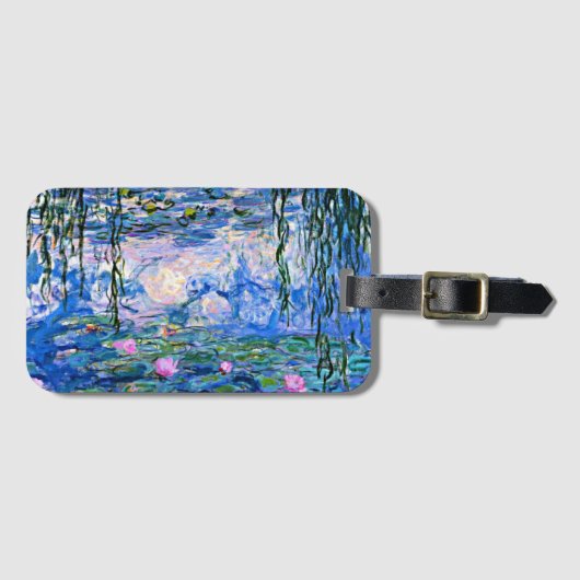 クロード・モネ – Water Lilies, 1919, ラゲッジタグ (正面横)