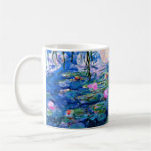 クロード・モネ – Water Lilies, 1919,有名な絵を描もの コーヒーマグカップ (左)
