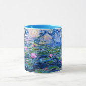 クロード・モネ – Water Lilies, 1919，有名な絵を描もの マグカップ (中央)