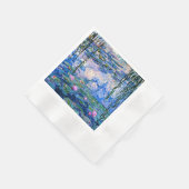 クロード・モネ – Water Lilies, 1919, 縁ありカクテルナプキン (角)