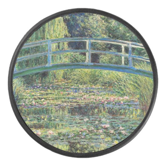 クロード・モネ – Water Lily Pond & Japanese Bridge アイスホッケーパック (正面)