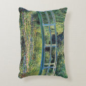 クロード・モネ – Water Lily Pond & Japanese Bridge アクセントクッション (正面(垂直))