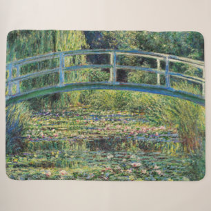 クロード・モネ – Water Lily Pond & Japanese Bridge シェルパブランケット