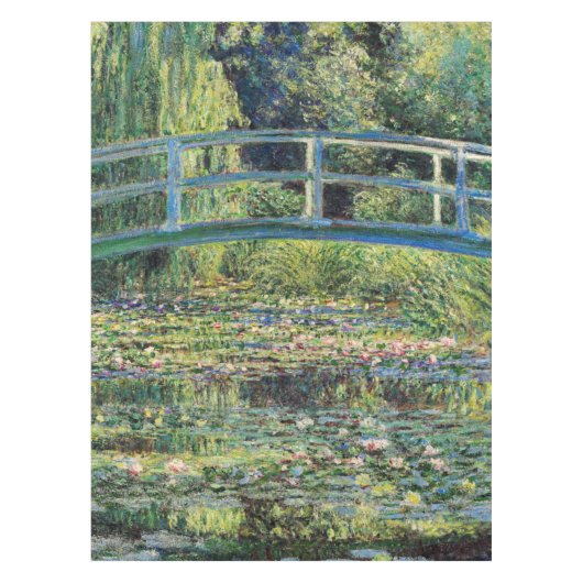 クロード・モネ – Water Lily Pond & Japanese Bridge テーブルクロス (正面)