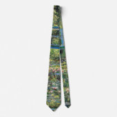クロード・モネ – Water Lily Pond & Japanese Bridge ネクタイ (正面)