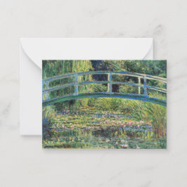 クロード・モネ – Water Lily Pond & Japanese Bridge ノートカード