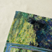 クロード・モネ – Water Lily Pond & Japanese Bridge ビーチタオル (インサイチュ)