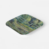 クロード・モネ – Water Lily Pond & Japanese Bridge ペーパープレート (傾斜あり)