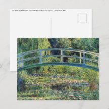 クロード・モネ – Water Lily Pond & Japanese Bridge