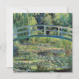 クロード・モネ – Water Lily Pond & Japanese Bridge 招待状