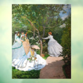 クロード・モネ – Women in the Garden ウィンドウサイン (シート3)