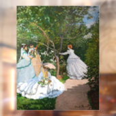 クロード・モネ – Women in the Garden ウィンドウサイン (シート2)