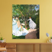 クロード・モネ – Women in the Garden キャンバスプリント (インサイチュ (リビング))