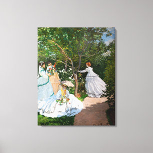 クロード・モネ – Women in the Garden キャンバスプリント