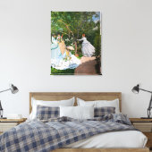 クロード・モネ – Women in the Garden キャンバスプリント (インサイチュ (寝室))