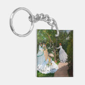 クロード・モネ – Women in the Garden キーホルダー (正面左)