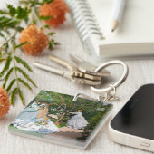 クロード・モネ – Women in the Garden キーホルダー (正面右)