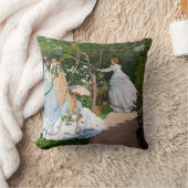 クロード・モネ – Women in the Garden クッション (ブランケット)