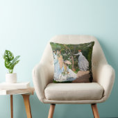 クロード・モネ – Women in the Garden クッション (椅子)