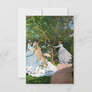クロード・モネ – Women in the Garden サンキューカード