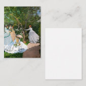 クロード・モネ – Women in the Garden ノートカード (正面/裏面)