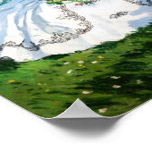 クロード・モネ – Women in the Garden ポスター (角)