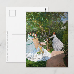 クロード・モネ – Women in the Garden ポストカード