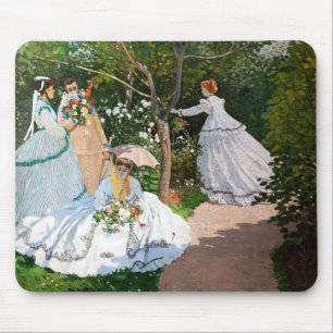 クロード・モネ – Women in the Garden マウスパッド