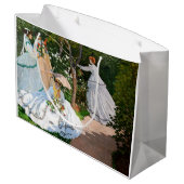 クロード・モネ – Women in the Garden ラージペーパーバッグ (裏面アングル)