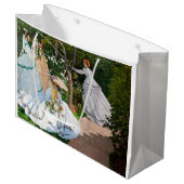 クロード・モネ – Women in the Garden ラージペーパーバッグ (正面アングル)