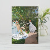クロード・モネ – Women in the Garden 招待状 (スタンド正面)