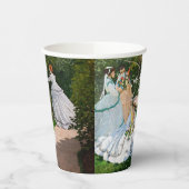 クロード・モネ – Women in the Garden 紙コップ (左)