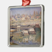 クロード・モネAsnieres 1873年の|セーヌ河 メタルオーナメント (左)