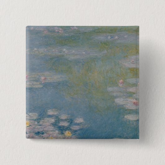 クロード・モネGivernyの| Nympheas、1908年 缶バッジ (正面)
