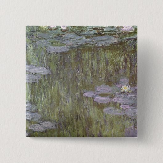 クロード・モネGivernyの| Nympheas、1918年 缶バッジ (正面)