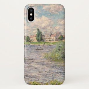 クロード・モネLavacourtの セーヌ河 iPhone X ケース