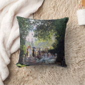 クロード・モネParc Monceau クッション (ブランケット)