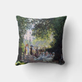 クロード・モネParc Monceau クッション (裏面)