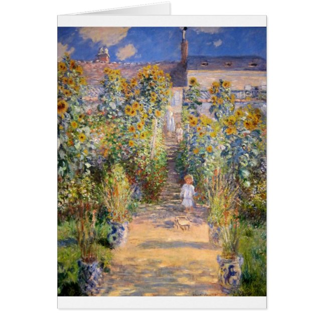 クロード・モネVétheuil 1880年の芸術家の庭 (正面)