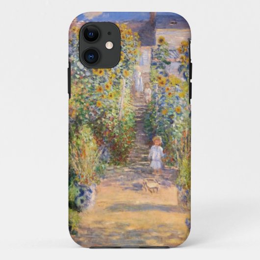 クロード・モネVétheuil 1880年の芸術家の庭 Case-Mate iPhoneケース (裏面)