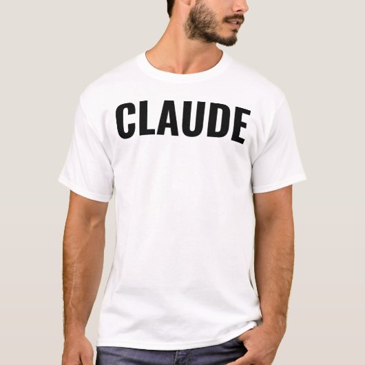 クロード 名前 Tシャツ クロード 誕生日 プレゼント ギフト (正面)