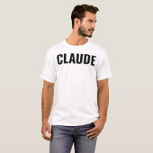 クロード 名前 Tシャツ クロード 誕生日 プレゼント ギフト (正面フル)