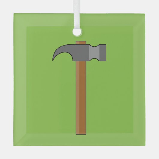 クローハンマー漫画 ガラスオーナメント (正面)