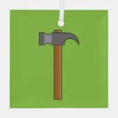 クローハンマー漫画 ガラスオーナメント (裏面)