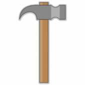 クローハンマー漫画 シール (正面)