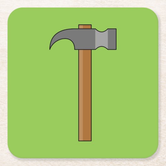 クローハンマー漫画 スクエアペーパーコースター (正面)